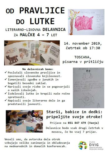 Vabljeni na delavnico: Od pravljice do lutke