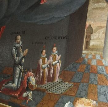 V knjigi o gradu Khisl tudi slika iz cerkve sv. Elizabete na Podrebri