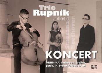 Ta petek vabljeni na koncert Tria Rupnik