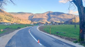 Zaključen prvi del rekonstrukcije ceste v Kote