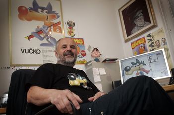 Vučko je avtorjevo ime ponesel v svet  –  Jože Trobec, akademski slikar