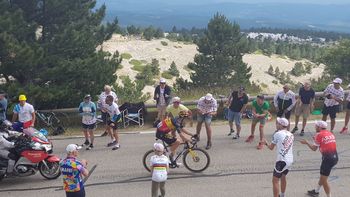 Navijanje za naše kolesarje - Bojan Jesenovec na Mt. Ventouxu