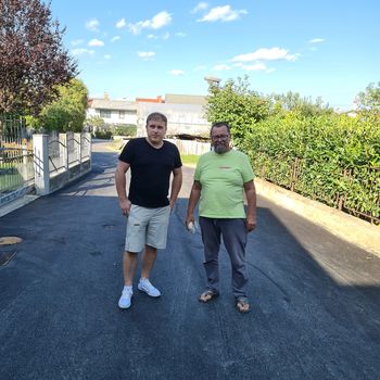 Obnova in asfaltiranje ceste na Mokricah