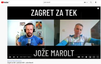 Jože Marolt za mikrofonom Marka Robleka