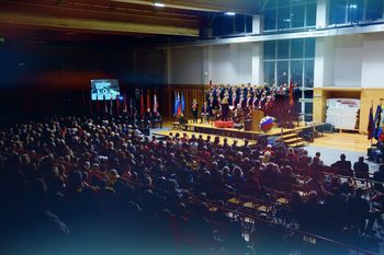 Proslava s tržaškim zborom - Minilo je 77 let od osvoboditve Vrhnike