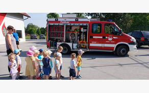 Prijetno druženje vrtca z gasilci