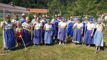 Kosci  kosili, grabljice grabili