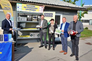 Postavitev kotička za oddajo še delujočih aparatov