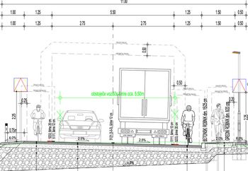 Uredili bodo Horjulsko cesto, imela bo tudi površine za pešce in kolesarje Uredili bodo Horjulsko cesto, imela bo tudi površine za pešce in kolesarje