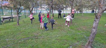 Jesenski živžav v vrtcu Borovnica