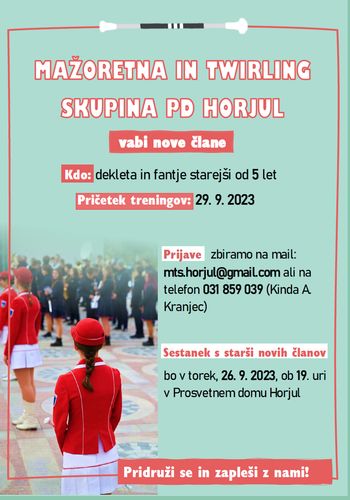 Vabljeni med mažoretke