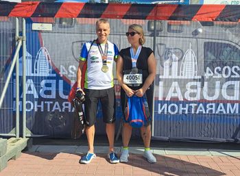Jože Marolt na maratonu v Dubaju