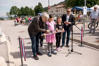 Prva sodobna kolesarska povezava v občini Prva sodobna kolesarska povezava v občini