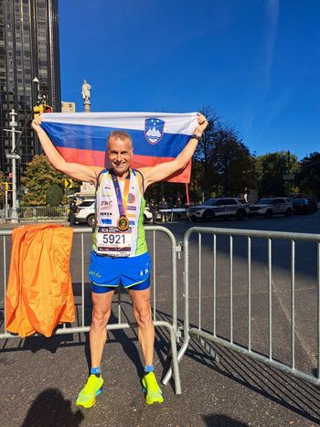 Po nazivu državnega prvaka odtekel še newyorški maraton
