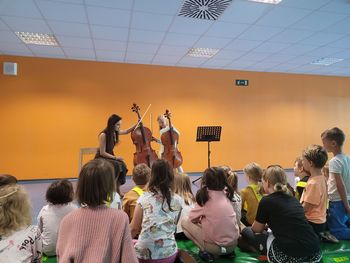 Predstavitev instrumentov učencem OŠ Dobrova in Polhov Gradec
