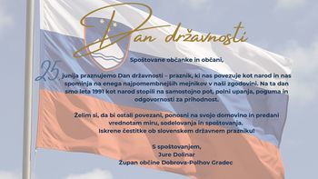 Voščilo za dan državnosti