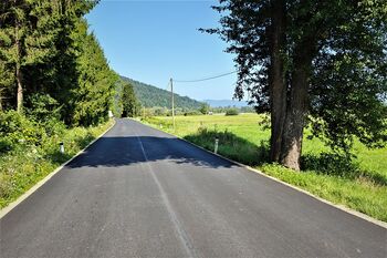 Prenova odseka regionalne ceste pri Dolu