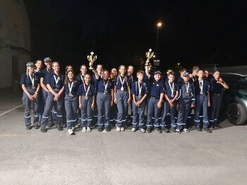 Mladinke in mladinci PGD Drenov Grič - Lesno Brdo državni podprvaki