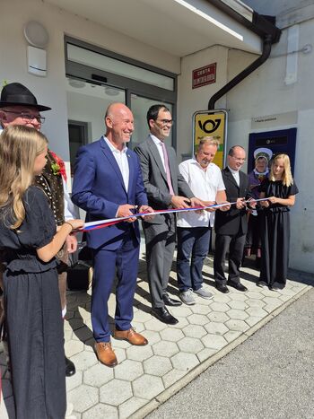 Odprtje novih prostorov pošte