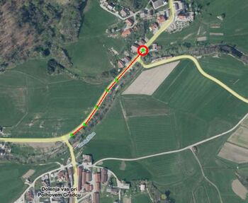 Obvestilo o zapori na državni cesti – pričetek del na cesti v Dvoru in cesti Dolomitskega odreda