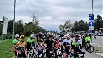 Fotoreportaža s kolesarskega vzpona na Pokojišče