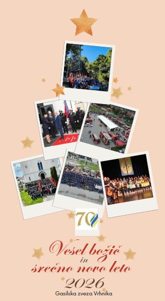 Zahvala in voščilo Gasilske zveze Vrhnika Zahvala in voščilo Gasilske zveze Vrhnika