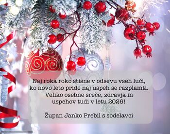 Voščilo Občine Horjul