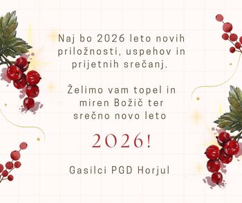 Voščilo PGD Horjul Voščilo PGD Horjul