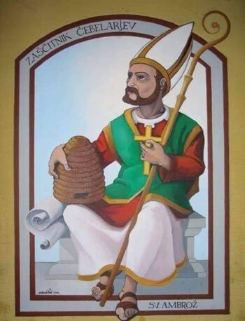 Sv. Ambrož, zajtrk in dobrodelnost