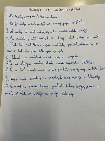 Mesec pisanja z roko