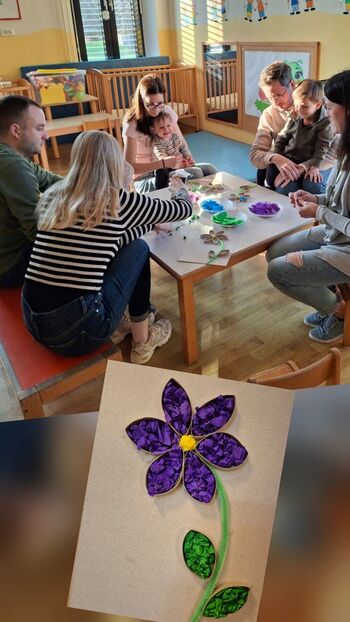 Družinske čajanke v vrtcu Dobrova