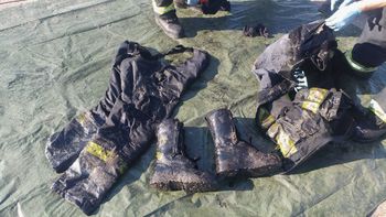 Uničene za 25 tisoč evrov gasilske opreme