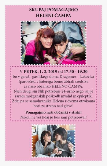 Skupaj pomagajmo Heleni Čampa