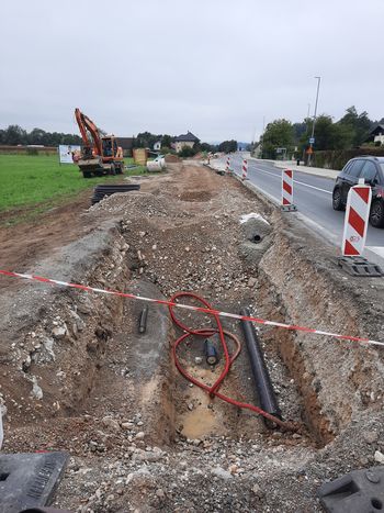Gradnja kanalizacije se preveša v drugo polovico