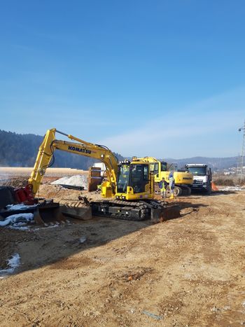 Pri kanalizaciji vse po planu Pri kanalizaciji vse po planu