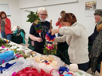 V spominski sobi izdelovali butarice