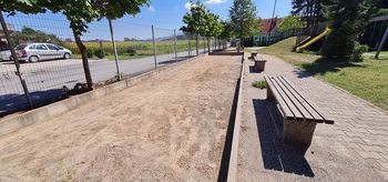 Vzdrževalna dela na igrišču Jordanc