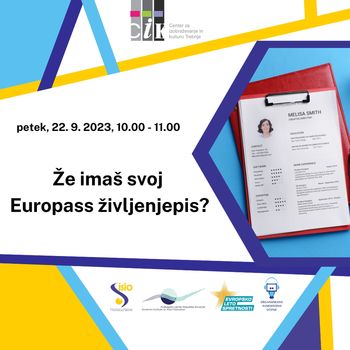 Že imaš svoj Europass življenjepis?