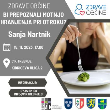 »Bi prepoznali motnjo hranjenja pri otroku?«