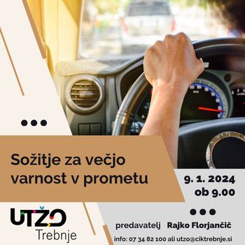 Delavnica UTŽO Trebnje: SOŽITJE za večjo varnost v prometu