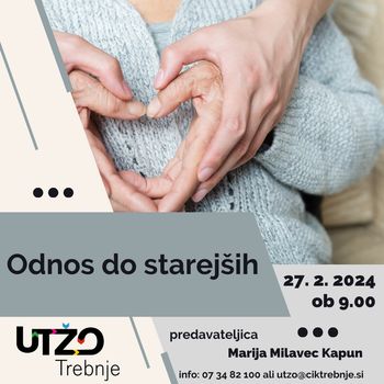 Delavnica UTŽO: Odnos do starejših
