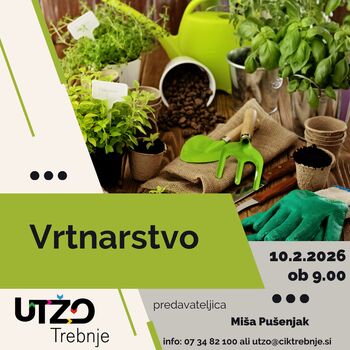 Delavnica UTŽO: Vrtnarstvo