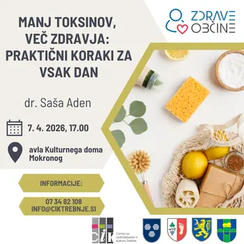 Brezplačno predavanje Manj toksinov, več zdravja: praktični koraki za vsak dan