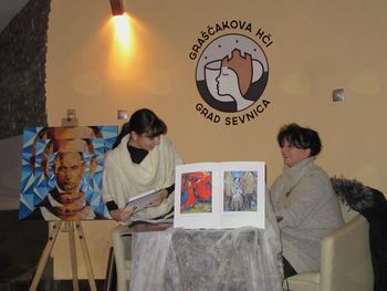 Tlaka z rusko-slovensko umetnico Eleno Sigmund