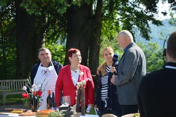 Snemanje oddaje Dobro jutro iz Sevnice 