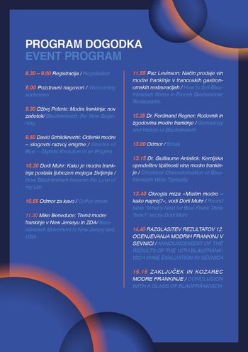 Mislim modro: mednarodna konferenca o modri frankinji