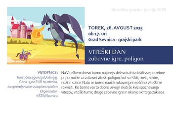 Vabilo na VITEŠKI DAN, grad Sevnica