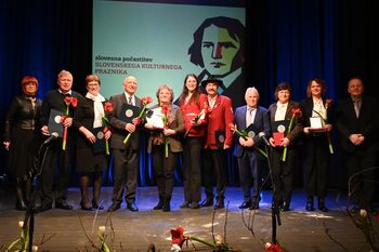Podeljene Prešernove plakete in priznanja Zveze kulturnih društev Sevnica