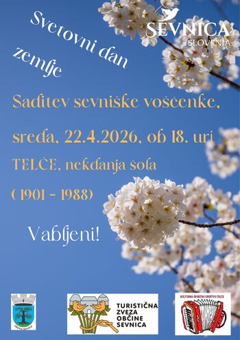 Svetovni dan zemlje, saditev sevniške voščenke na Telčah