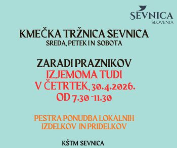 Kmečka tržnica Sevnica 